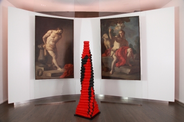 Compenetrazione, Galleria Nazionale, Cosenza, 2014. Foto di Attilio Onofrio